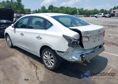 2017 Nissan Sentra Sv z USA, uszkodzony, nr VIN 3N1AB7AP1HY408238